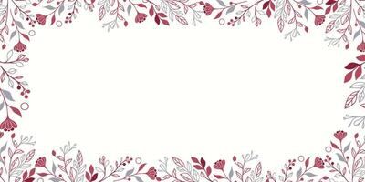 floral background with soft botanical texture.abstract nature wall template for wedding and fashion.banner design for greeting card and home decoration vector
