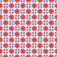 Hand Drawn Seamless Floral Pattern with Retro Motifs for Packaging and Stationery, Luxury Seamless Floral Pattern in Retro Style vector