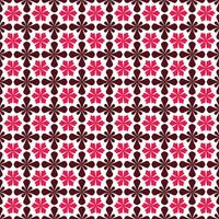 Minimalist Floral Seamless Pattern with Abstract Ethnic Touches for Textiles and Interior Decor, Vintage Seamless Pattern with Cute Hand Drawn Flowers pattern vector