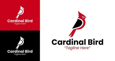 Professional Cardinal Bird Logo for Business and Creative Branding vector