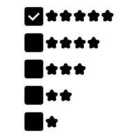 Standard quality control icon. Simple illustration of standard quality control icon for web vector