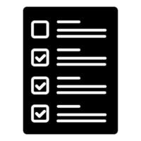 Checklist web icon. Simple illustration of checklist icon for web design isolated on white background vector