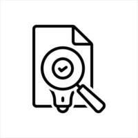 Black line icon clarify vector