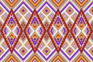 Native abstract geometric beautiful color Ethnic pattern for cloth, fabric, texture vector