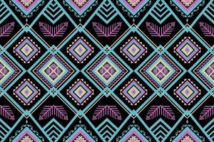 Vintage abstract Ethnic geometric beautiful color pattern. vector