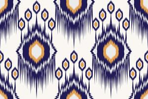 Native Abstract Ikat Pattern design for cloth, fabric, textile, silk vector
