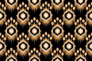 Abstract Ikat Pattern. Traditional geometric Ethnic pattern seamless vector