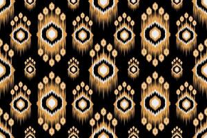 Native Abstract Ikat Pattern. Traditional geometric Ethnic pattern seamless for cloth, textile, fabrics vector