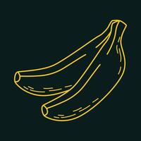 Banana luxury trendy applicable design delightful abstract illustration artwork vector