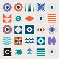 this is a collection of different shapes and symbols vector