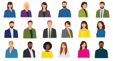 Diverse Team Faces Representing Various Professions and Backgrounds for Effective Collaboration and Innovation vector