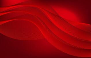 Red Waves A Dynamic and Elegant Abstract vector