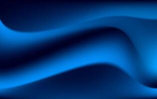 Abstract blue gradient flowing wave vector