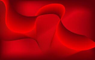 Red Waveform Design Abstract Flow for Presentation or Branding vector