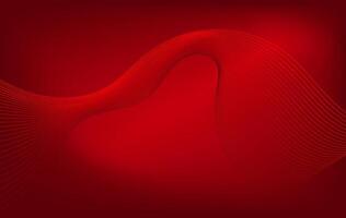 Red Gradient Flowing Dynamic Abstract Wallpaper vector