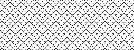 Mermaid tail pattern. Snake, fish, dragon scale background. Monochrome abstract japanese or chinese backdrop. wallpapers vector