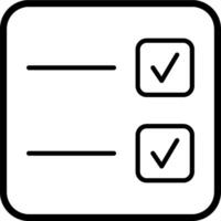 Consent form with checklist icon vector