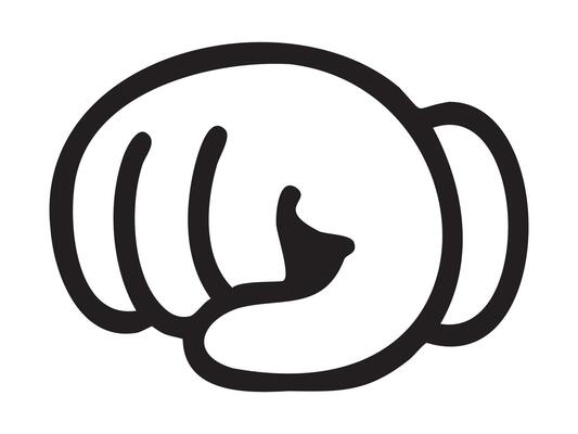 Black outline fist bump hand gesture icon isolated on white background. Concept of friendly greeting, respect, teamwork, support, modern connection symbol, human interaction, illustration