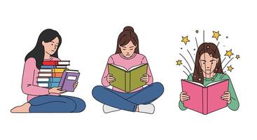 The Joy of Reading Illustrated A Guide to Improving Comprehension and Enjoyment vector