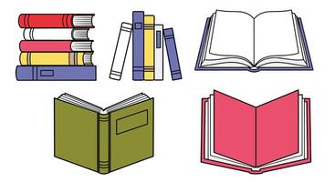 A Guide to Understanding Different Types of Books and Their Importance for Education vector