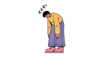 Examining Causes of Chronic Sleepiness and Fatigue Understanding Impact and Remedies for a Better Life vector