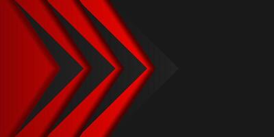 abstract metallic red shiny color black frame layout modern tech design template background vector