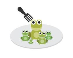 Eat that frog to start with the biggest task first vector