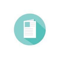 Modern Circular Flyer Design vector