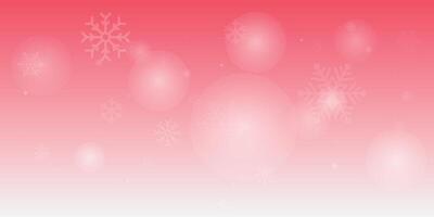 Winter background, snowflakes on a beautiful background, Christmas background for cards, snowfall. Snowy nature landscape, winter with gradient red vector