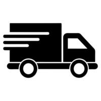 Shipping Truck Transportation icon for App and Web UI Element vector