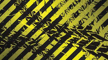 a black and yellow striped background with a black and white stripe vector