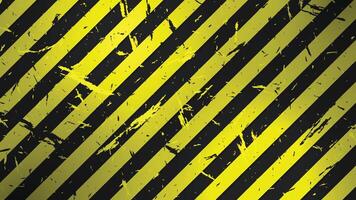 a black and yellow hazard warning background vector