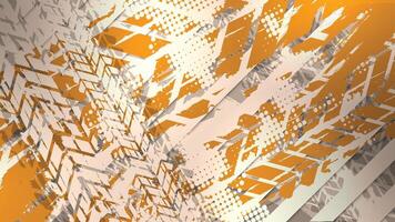 abstract background with orange and white lines vector