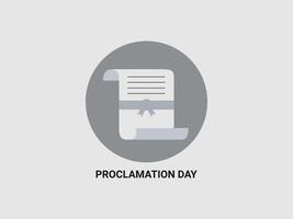 A scroll or proclamation document tied with a ribbon and a seal vector