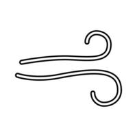 Wind icon in trendy flat style isolated on white background. Wind symbol for your web site design, logo, app. vector