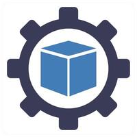Project Development icon concept in blue color vector