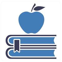 Reading concept in blue color vector