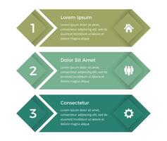 Business infographic design template with three vertical options or steps, process, workflow template vector