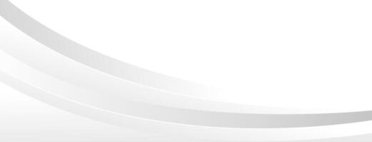 Minimalist modern white and gray curve background. Abstract modern banner design for websites, headers, sale templates, business ads, awards, events, and more vector