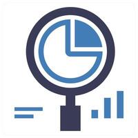 Security Report icon concept in blue color vector