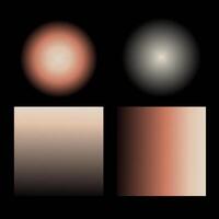 Vintage photo gradient shapes with light leak filter texture vector