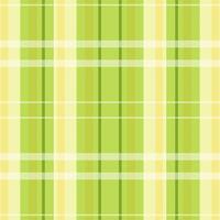 Green Gingham Checkered Pattern. Textile design of textured plaid. Checkered fabric pattern swatch for print, tartan, gift wrap, textiles, checkered background for tablecloth. Stripes crossed. vector
