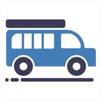 Traveller icon concept in blue color vector