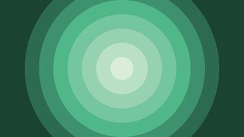 Concentric Circles of Gradient Green Tones Radiating from a Central Point vector