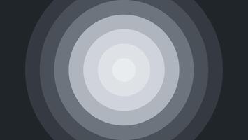 Concentric Circles in Gradating Shades of Gray, Creating a Visual Depth Effect vector