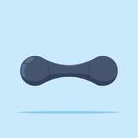 illustration of barbell or dumbbell weights with minimalist shape. design for gym, bodybuilding or sports vector