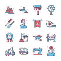 Check out our premium collection of construction tools outline style icons vector