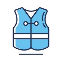 Labour vest icon amazingly designed in outline style vector