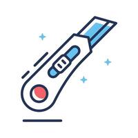 Well crafted premium icon depicting cutter, linear style vector