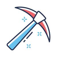 Have a look at this premium outline icon of pickaxe vector